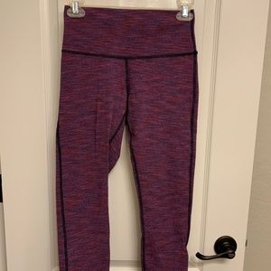 Pink/Purple/Blue Striped Lululemon Leggings